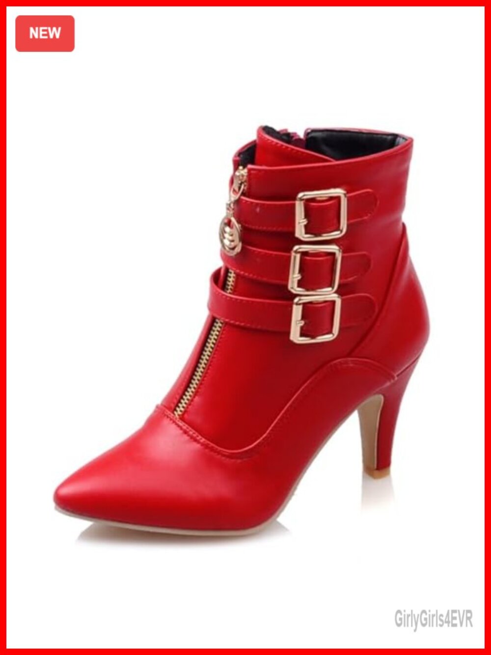 Kitten Heel Pointed Toe Ankle Booties Side Zip Dressy Boots